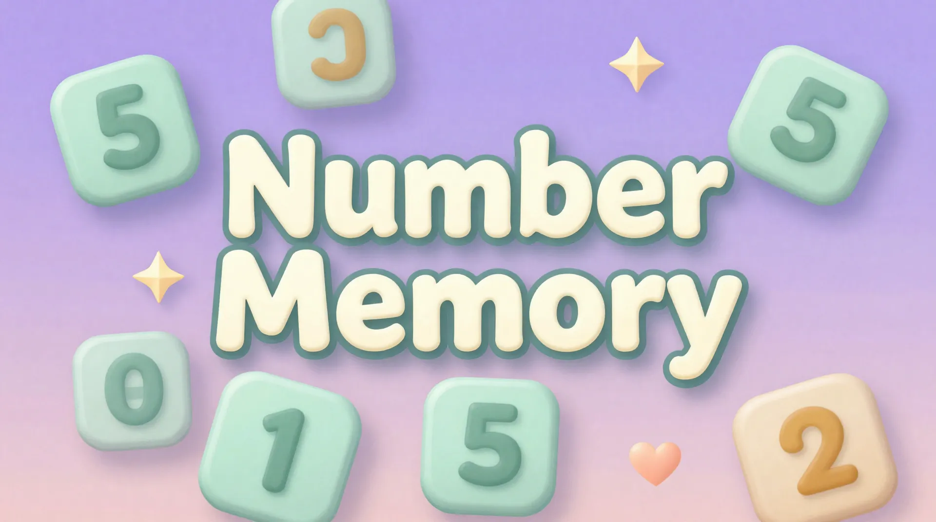 Number Memory cover